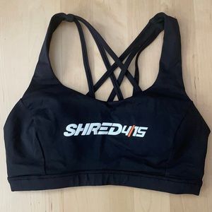 Lululemon Sports Bra Shred415 Sz 8 EUC
